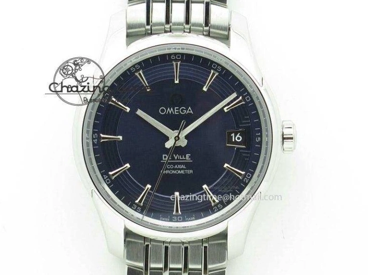 0403 De Ville Hour Vision 41mm SS VSF 1:1 Best Edition White Dial on SS Bracelet A8500 Super Clone Casual 7946